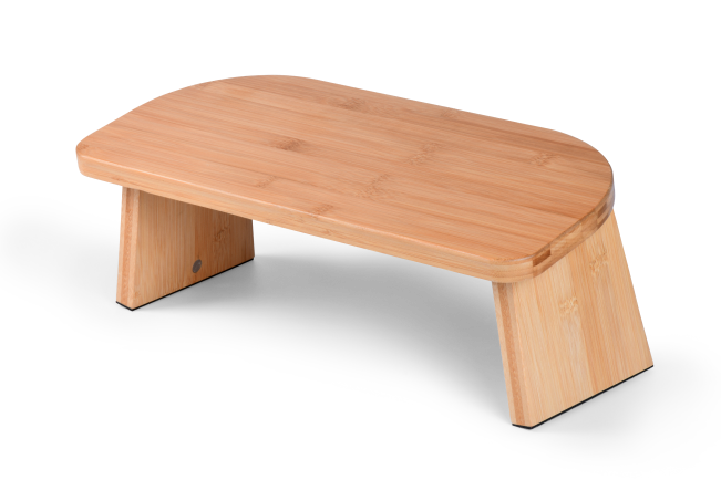 Banc de méditation en bambou