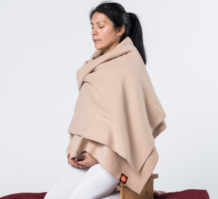 Utilisez une couverture pour mediter Couverture de yoga Chin Mudra pour rester au chaud pour mediter